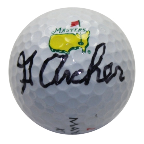 George Archer Signed Masters Logo Golf Ball JSA COA