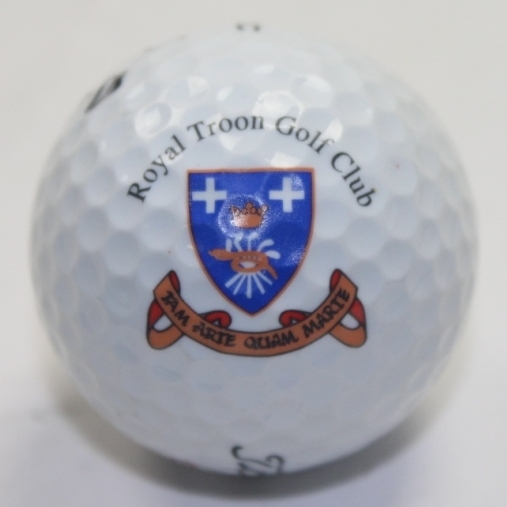 Tom Weiskopf Signed Royal Troon Logo Golf Ball JSA COA
