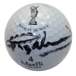 Greg Norman Signed 1993 Open at Royal St. Georges Logo Golf Ball JSA COA