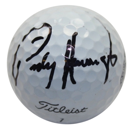 Padraig Harrington Signed 2008 PGA Championship at Oakland Hills Logo Golf Ball JSA COA