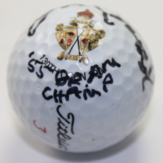 Joe Conrad Signed Royal Lytham & St. Annes Logo Golf Ball JSA COA
