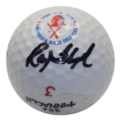 Ray Floyd Signed 1986 US Open at Shinnecock Hills Logo Golf Ball JSA COA