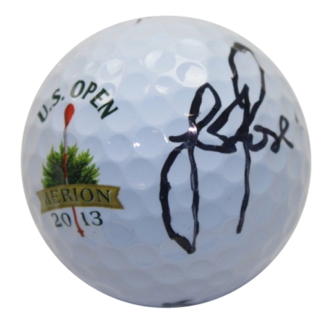 Justin Rose Signed 2013 US Open at Merion Logo Golf Ball JSA COA