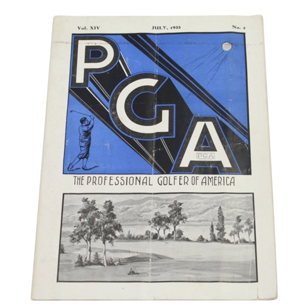 1933 PGA Magazine - Ryder Cup Information - July 1933