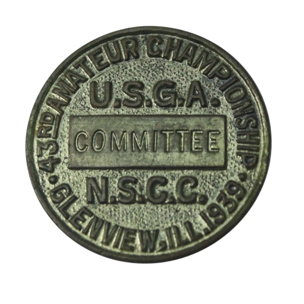 1939 US Amateur USGA Committee Pin