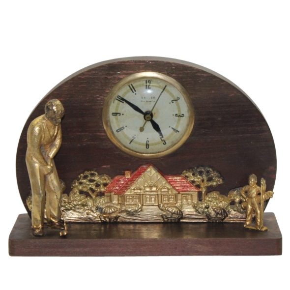 Vintage Working 'Clubhouse' Putting with Caddy Golf Clock