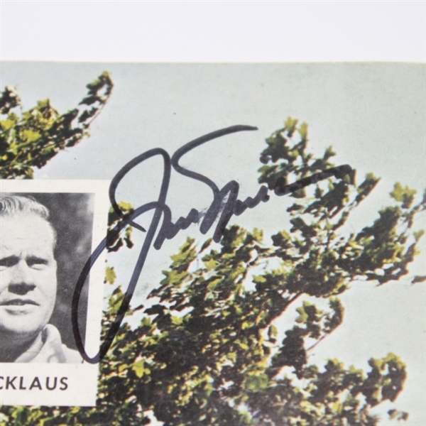 Jack Nicklaus Signed 1966 Pro-Am Invitational Golf Exhibition Program JSA COA