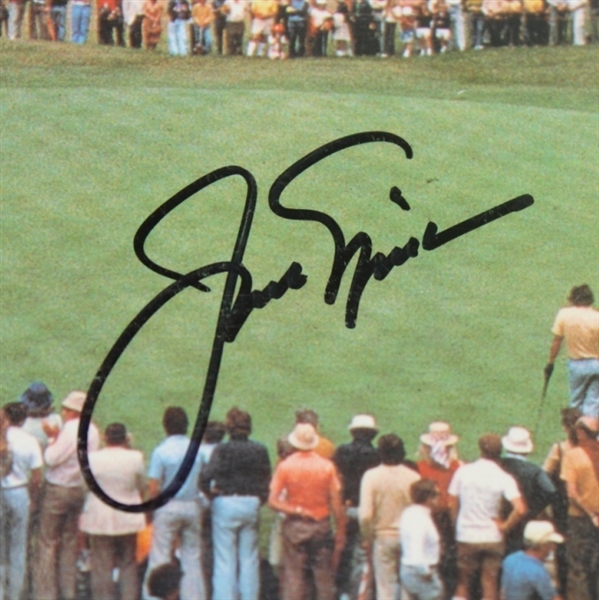 Jack Nicklaus Signed 1976 Open Championship of Australia Program JSA COA