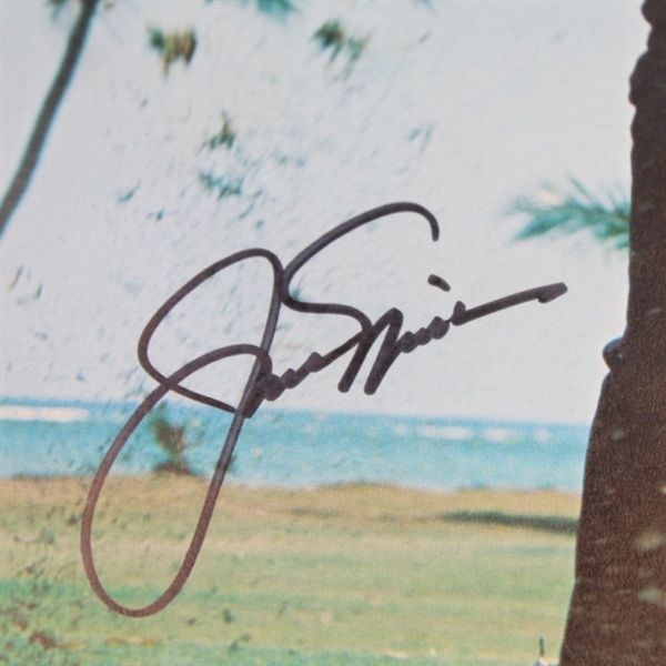Jack Nicklaus Signed 1974 Hawaii Open Program JSA COA