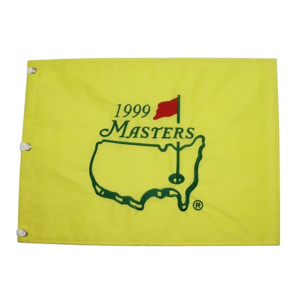 1999 Masters Embroidered Flag - Jose Maria Olazabal Winner