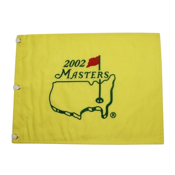 2002 Masters Embroidered Flag - Tiger Woods Winner