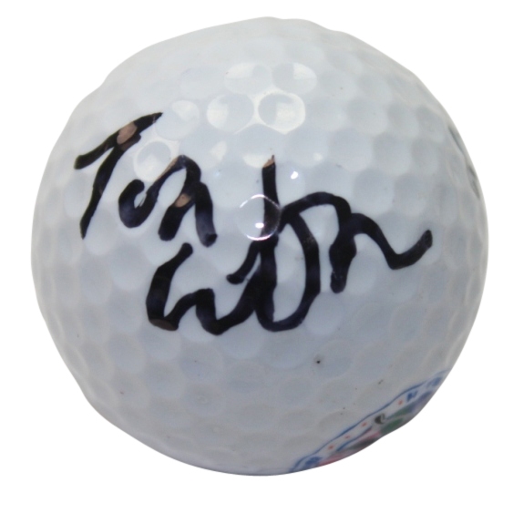 Tom Watson Signed 1982 US Open @ Pebble Beach Logo Golf Ball JSA COA