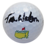 Tom Watson Signed Masters Logo Golf Ball JSA COA