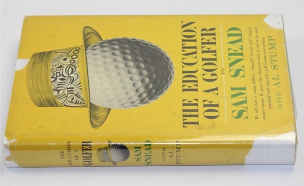 Sam Snead Signed 'The Education of a Golfer' Book JSA COA