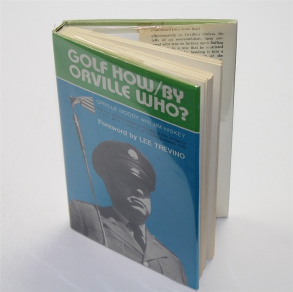 Orville Moody Signed 'Golf How/By Orville Who?' Book JSA COA