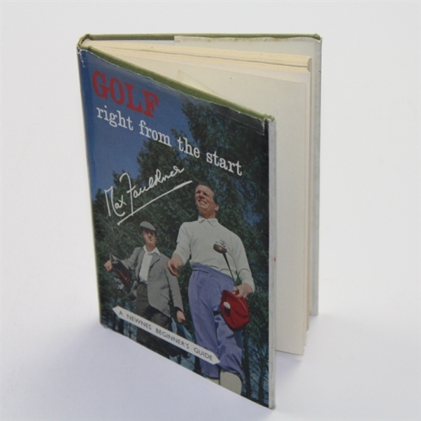 Max Faulkner Signed 'Golf - Right from the Start' Book JSA COA