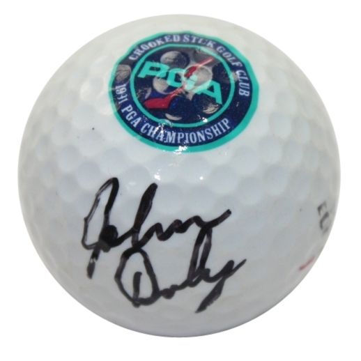 John Daly Signed 1991 PGA Championship at Crooked Stick Logo Golf Ball JSA COA