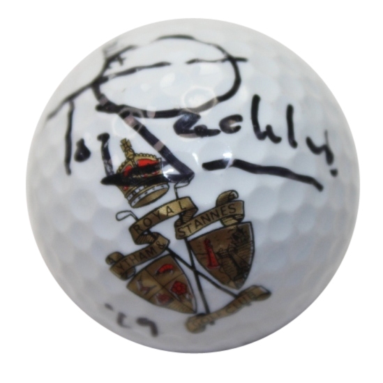 Tony Jacklin Signed Royal Lytham & St. Annes Logo Golf Ball JSA COA