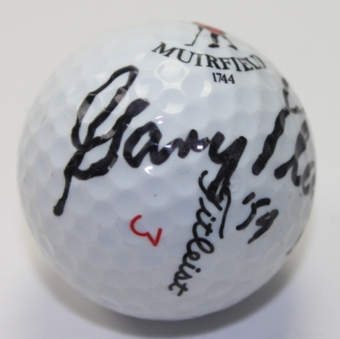 Gary Player Signed Muirfield Logo Golf Ball JSA COA