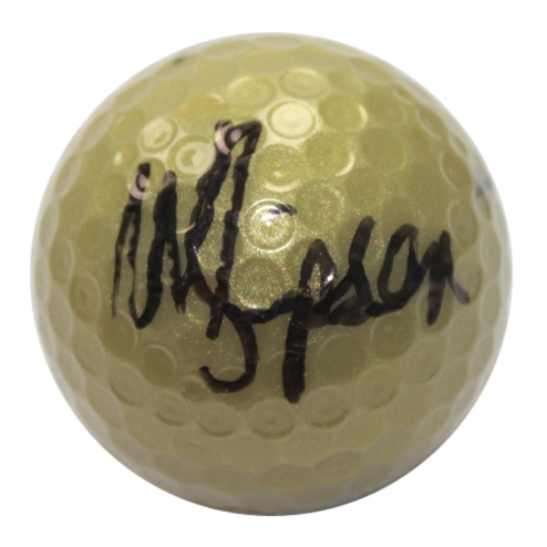 Webb Simpson Signed 2012 US Open at The Olymppic Club Logo Golf Ball JSA COA