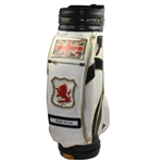 Peter Butlers 1973 Official Ryder Cup Golf Bag-Scores First Hole-In-One In Cup Matches!