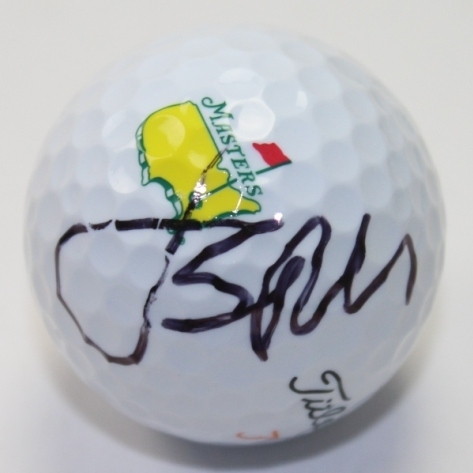 Jordan Spieth Signed Masters Logo Golf Ball FULL JSA #Y54406