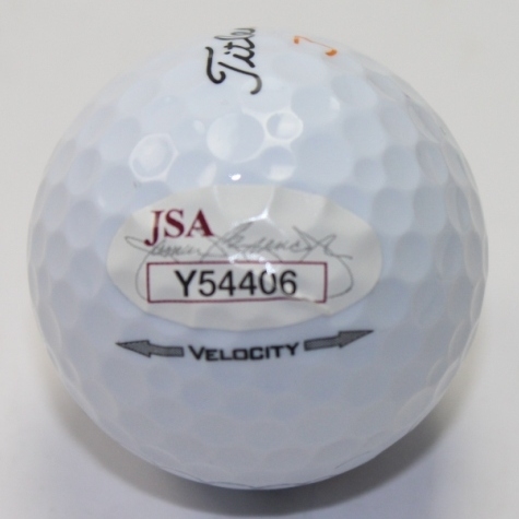 Jordan Spieth Signed Masters Logo Golf Ball FULL JSA #Y54406