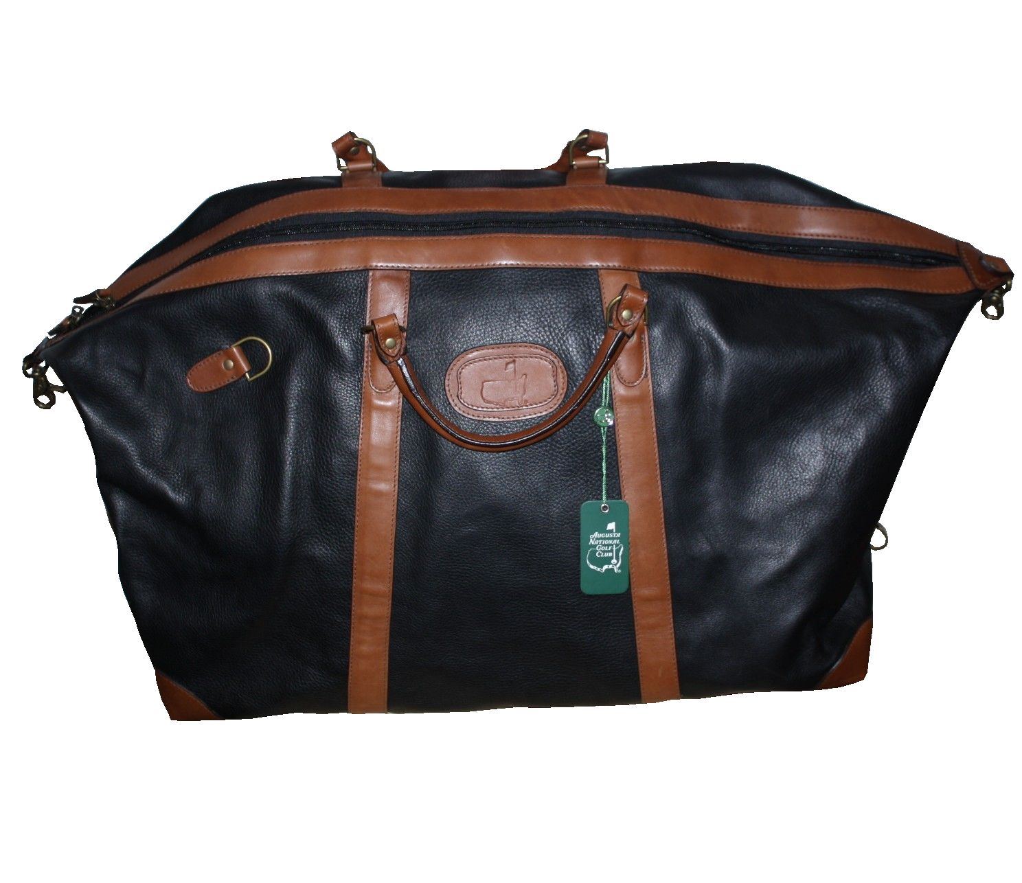 Lot Detail - Augusta National Large Leather Duffel Bag