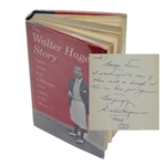 The Walter Hagen Story Book by Walter Hagen - Signed by Walter Hagen JSA COA