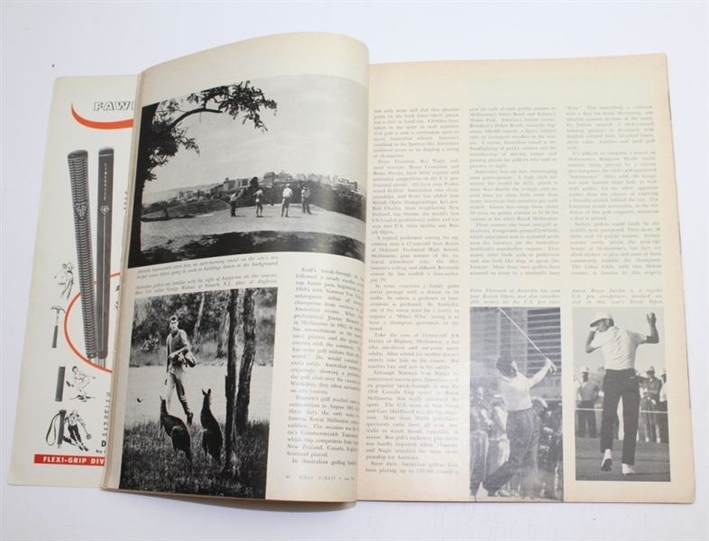 1965 Golf Digest June Issue Signed by Byron Nelson and Ken Venturi JSA COA
