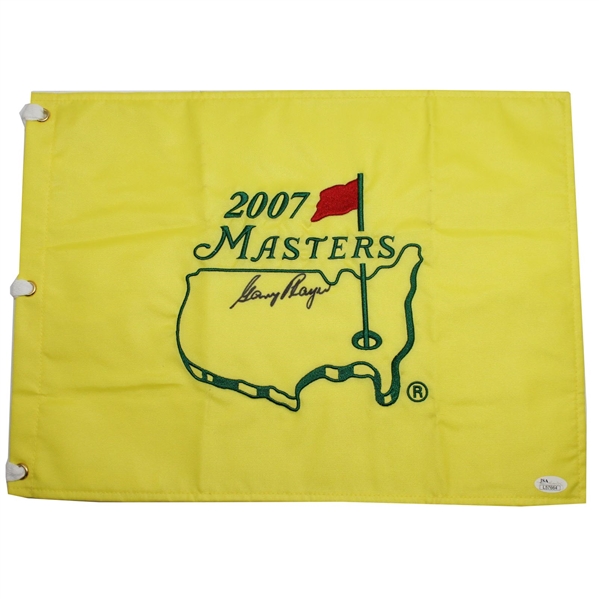 Gary Player Signed 2007 Masters Embroidered Flag JSA #L57664
