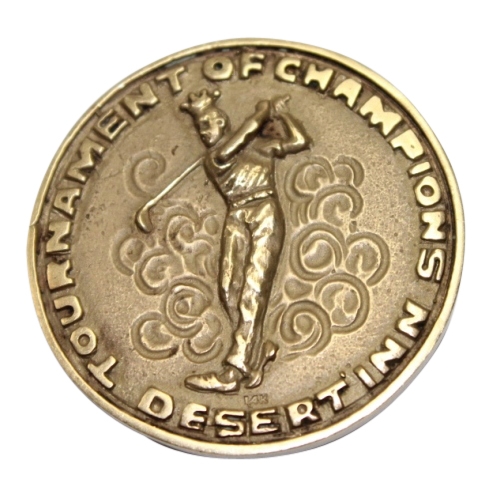 14k Gold Wilbur Clark Desert Inn Tournament of Champions Medal