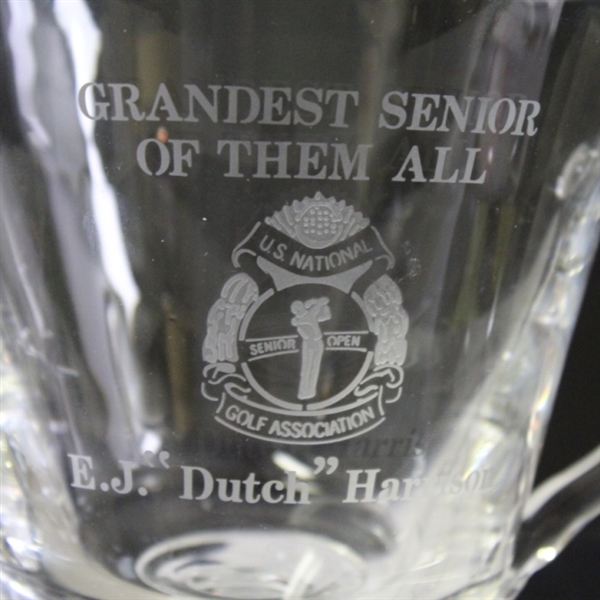 1976 E.J. Dutch Harrison 'Grandest Senior Of Them All' Full Lead Crystal Trophy Bowl
