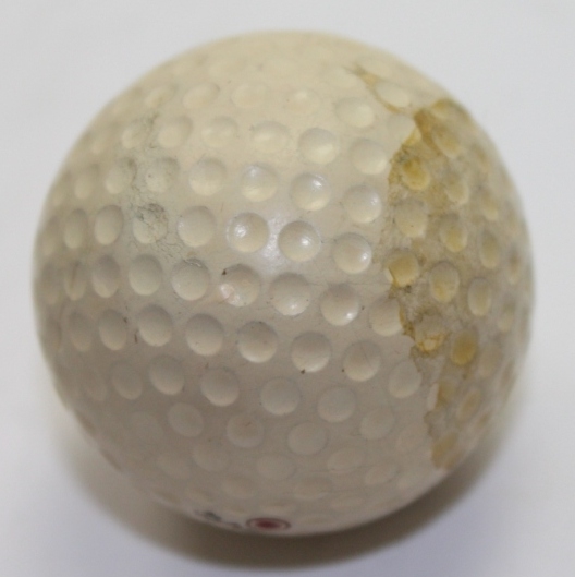 Champ Ed Furgol Signed/ Used Golf Ball 1954 U S Open With '1954' and 'US Open'-Ralph Hutchison Collection