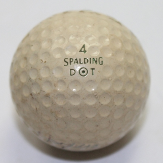 Ben Hogan 1951 US Open at Oakland Hills Tournament Used Spalding Golf Ball-Gifted to Ralph Hutchison