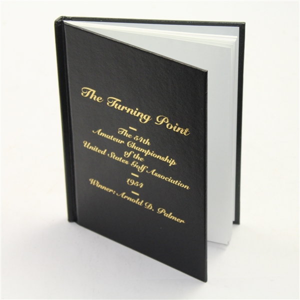 Arnold Palmer Signed 'The Turning Point' Book - 50yr Anniversary of 1954 US Am. Win JSA COA