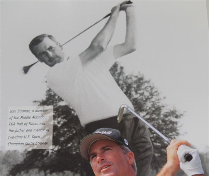 PGA Tour Professional Commemorative Poster - Tom Strange - Curtis Strange