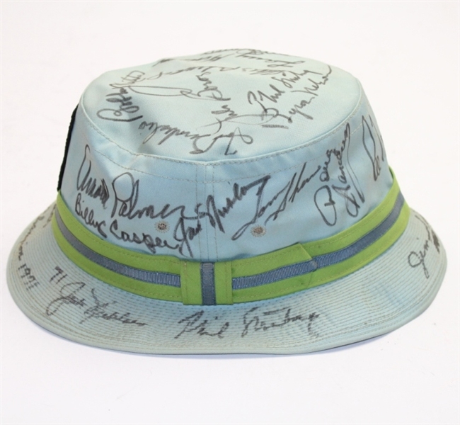 1971 US Open at Merion Multi-Signed Hat Belonging to Official Ralph Hutchison JSA ALOA
