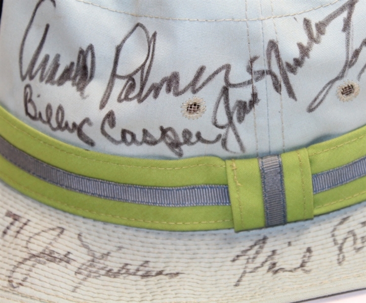 1971 US Open at Merion Multi-Signed Hat Belonging to Official Ralph Hutchison JSA ALOA