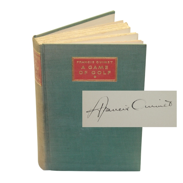 Francis Ouimet Signed Ltd Edition 'A Game of Golf' 1932 Book #356/550 JSA ALOA
