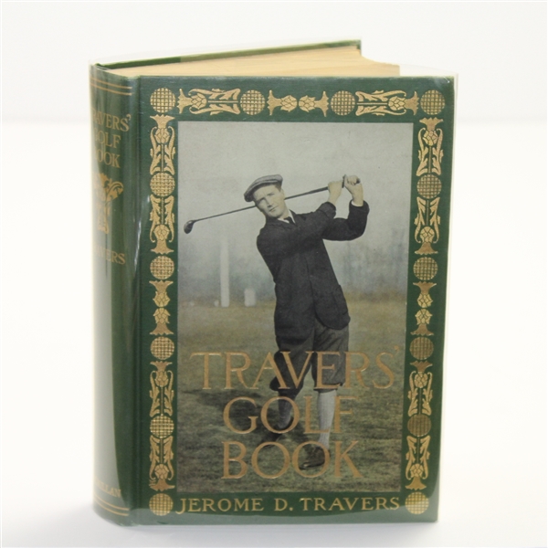 Jerome Travers 'Travers Golf Book' Signed to Warren G. Harding JSA ALOA