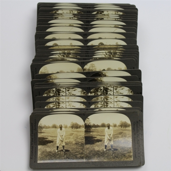 Bobby Jones Original Complete Set in Original Case of Stereographic Library Vol. I - Full Set of 50