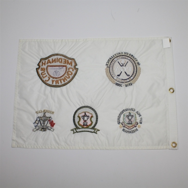 Sold 2006 PGA Championship Ltd to 500 Embroidered Medinah Country Club Flag
