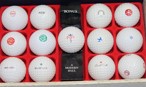 Anthology of the Golf Ball 1899-1939 Ltd Ed Display Box and Balls