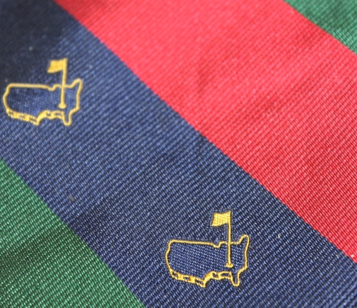 Vintage Augusta National Golf Club Member Tri-Color Neck Tie