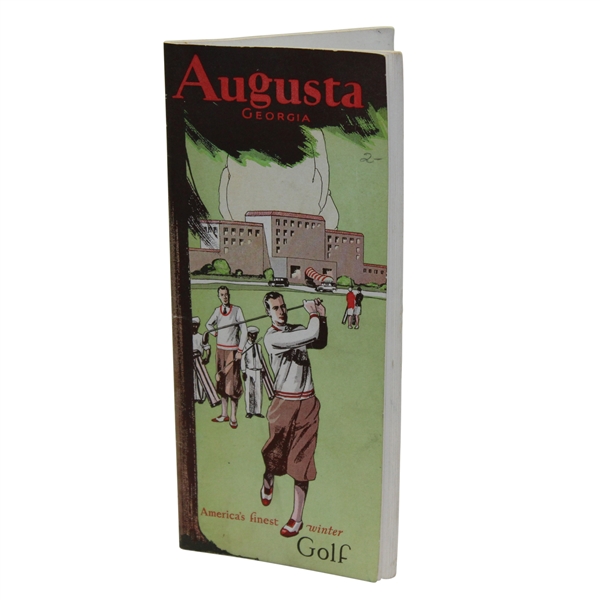 Antique Augusta Georgia Travel Brochure - Includes Ty Cobb Testimonial