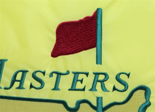 1997 Masters Embroidered Center Flag - Rare - Mounted