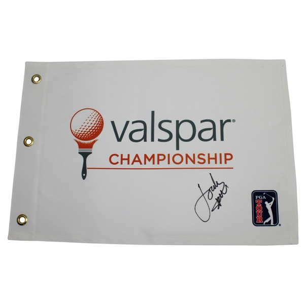 Jordan Spieth Signed Valspar Championship Flag JSA ALOA