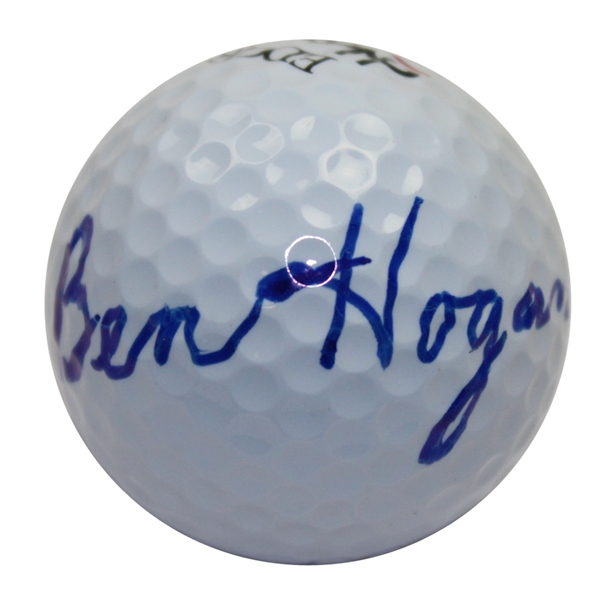 Ben Hogan Signed ' Hogan Edge' Logo Golf Ball JSA  Full Letter #Y81975