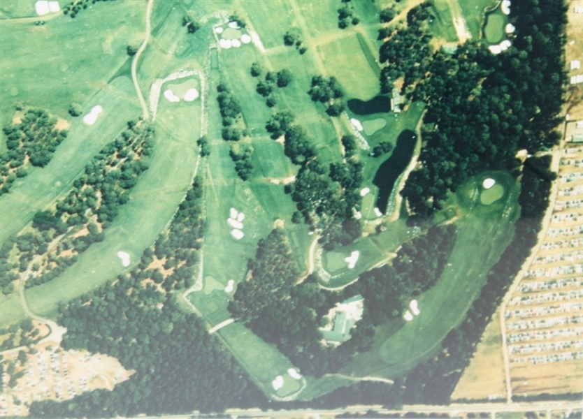 Classic Aerial Photo of Augusta National Golf Club - Framed 